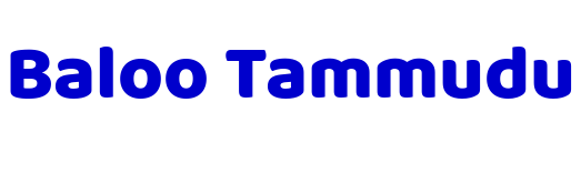 Baloo Tammudu フォント